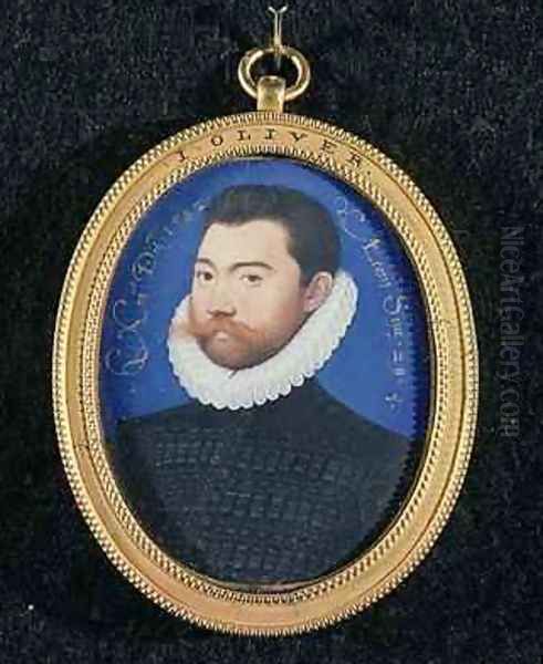 Portrait of an unknown man aged 28 1582 - view 1