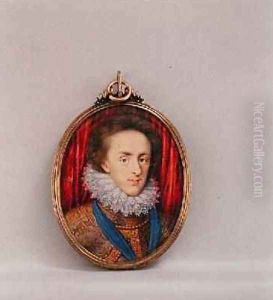 Portrait of Henry Prince of Wales 1594-1612 1610 by Isaac Oliver