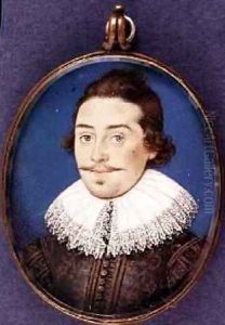 Unknown member of the Dorset family miniature 1615