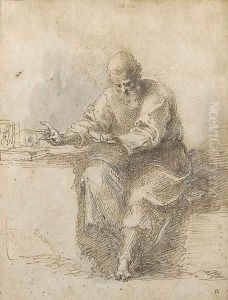 St Jerome reading