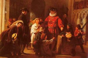 Children at the Tower by Henry Nelson O'Neil