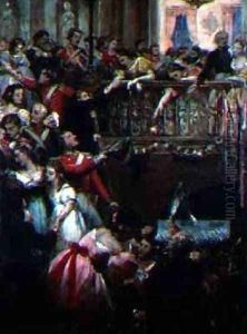 The Eve of Waterloo by Henry Nelson O'Neil