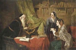 Consulting the astrologer by Henry Nelson O'Neil
