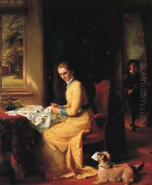 The Love Letter by George Bernard O'Neill