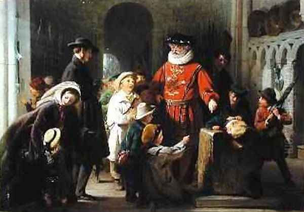 Children in the Tower of London - view 1