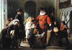 Children in the Tower of London by George Bernard O'Neill