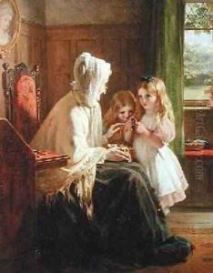 Grans Treasures 1866 by George Bernard O'Neill
