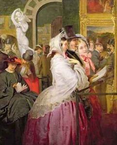 Private View at the Academy View by George Bernard O'Neill