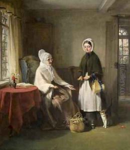 The Reproof 1867 by George Bernard O'Neill