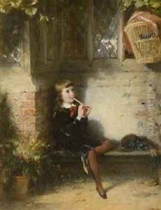 The Duet 1886 2 by George Bernard O'Neill