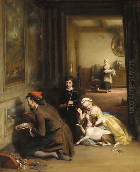 The excited sitter - view 1
