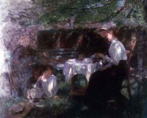 Tea in the Garden, c.1902 by Walter Frederick Osborne