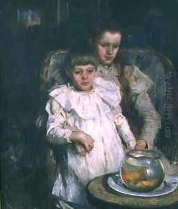 The Goldfish Bowl, c.1900 by Walter Frederick Osborne