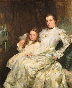 Portrait of Mrs Chadwyck-Healey and her Daughter by Walter Frederick Osborne