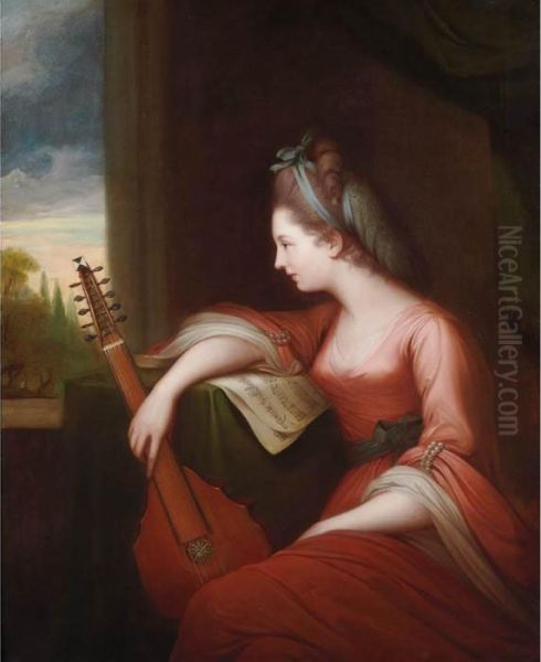 Lady With A Lute - view 1
