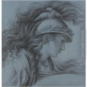 Study Of A Female Head by Angelica Kauffmann