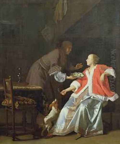 The Oyster Meal by Jacob Ochtervelt