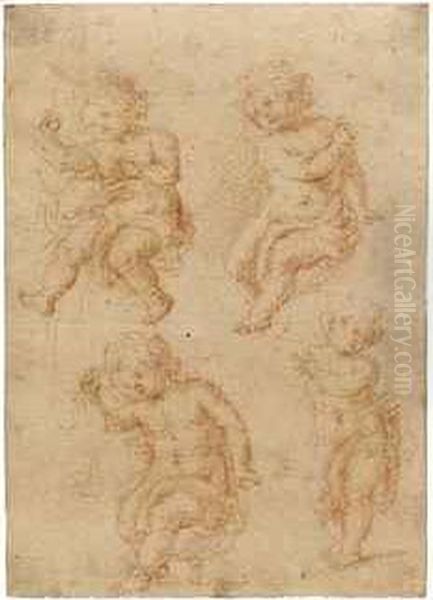 Four Studies Of Children, Probably For The Infant Christ - view 1
