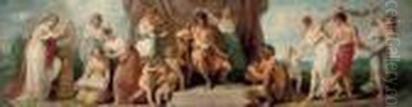 Apollo And The Muses On Mount Parnassus - view 1