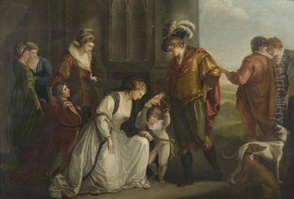 Lady Elisabeth Grey Implorant 
Edouard Iv Pour La Restitution Desbiens De Son Epoux Decede - view 1