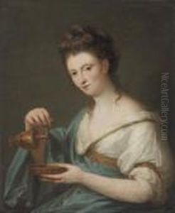 Portrait Of The Artist As Hebe, Half-length
