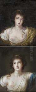 Cleopatre Dans Un Ovale Peint by Angelica Kauffmann