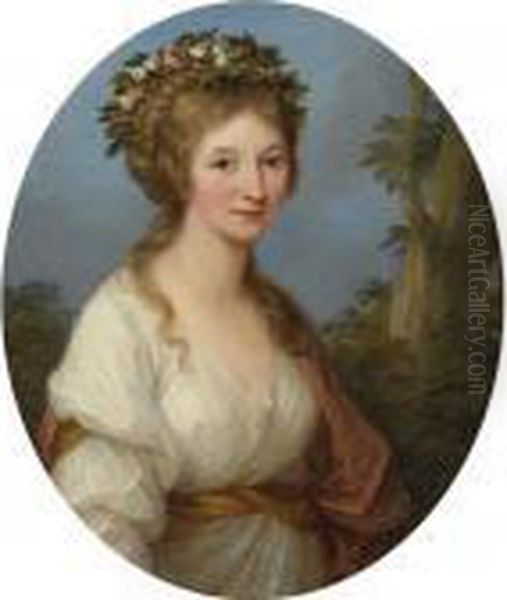 Portrait Of A Young Woman,
Possibly Anna Charlotta Dorothea Von Medem, Duchess Of Courland
(1761-1821) - view 1