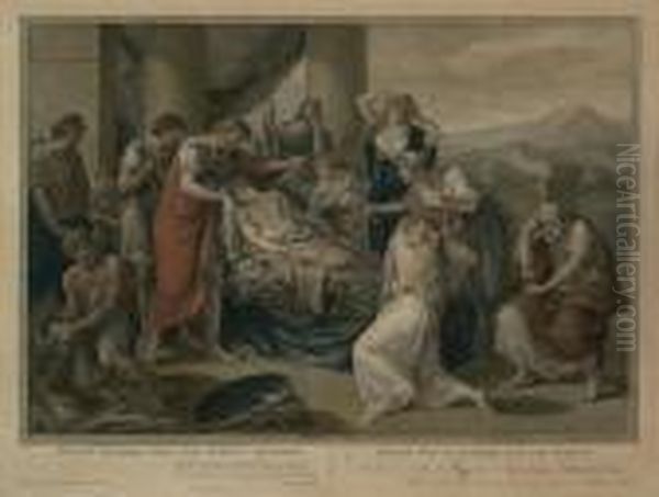 Pallas, Evanders Sohn, Von Turnus Getotet - view 1