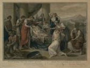 Pallas, Evanders Sohn, Von Turnus Getotet by Angelica Kauffmann
