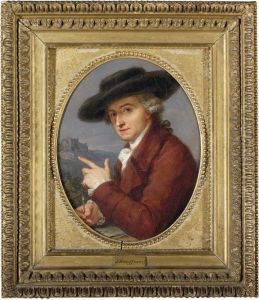 Portrait Of Antonio Pietro Zucchi by Angelica Kauffmann