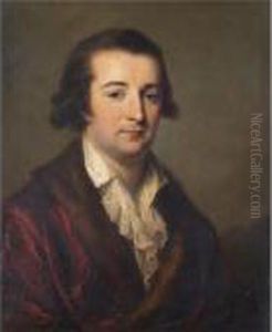 Portrait Of The Duca Di Chiesi, 
Son Of Livio Erba-odascalchi, Duca Di Bracciano And Vittoria Corsini by Angelica Kauffmann