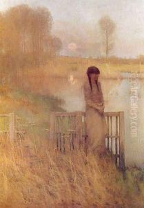 Reverie 1882 by Frank O'Meara