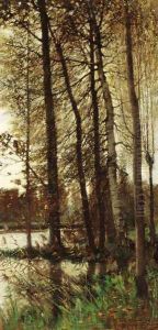 Autumnal Greys (Forest of Fontainebleau) by Frank O'Meara