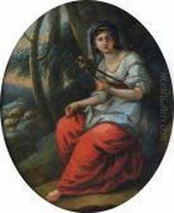 Griseldaoil On Metal by Angelica Kauffmann