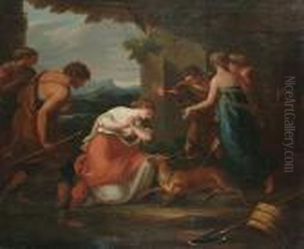 The Death Of Acteon. - view 1