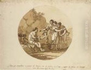 Silenus Bound by Angelica Kauffmann