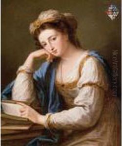 Portrait Of Lady Louisa Dorothea Holroyd (died 1854) by Angelica Kauffmann