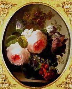 Roses and Other Flowers in a Vase
