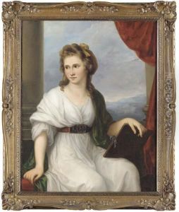 Self-portrait by Angelica Kauffmann