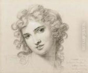 Portrait Of Emma Hamilton by Angelica Kauffmann