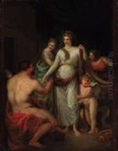 Hercules And Omphale by Angelica Kauffmann