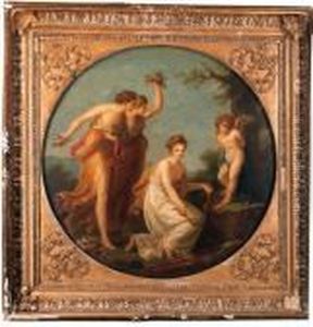 The Disarming Of Cupid by Angelica Kauffmann