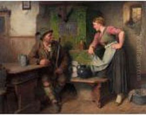 Bursch Und Madel Am Ofen (gossiping By The Stove)