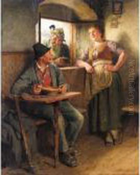 Mittagsrast In Der Stube (the Woodcutter's Repast) - view 1