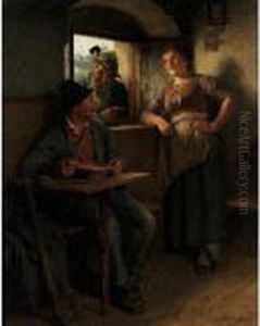 Afternoon Conversation by Hugo Kauffmann
