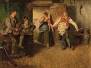 A Merry Dance by Hugo Kauffmann
