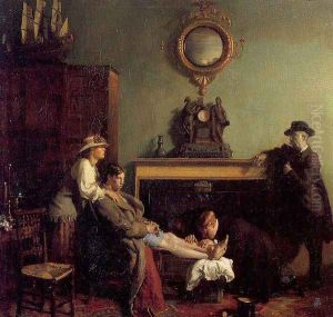 A Mere Fracture 1901 by Willam Orpen