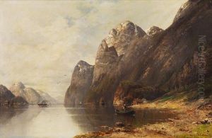 Fjordlandschaft by Adolf Kaufmann