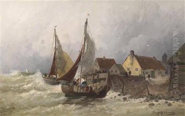 At The Dutch Seaside Near Monkhuizen - view 1