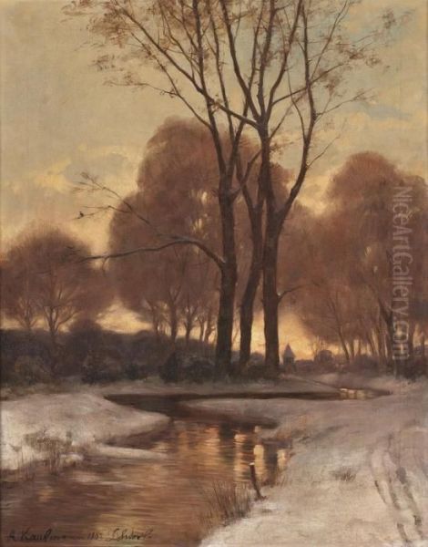 Winterlandschaft Mit Dorfansicht - view 1